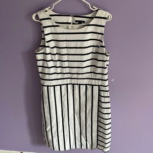 Tommy Hilfiger Black and White Striped Dress